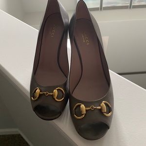 Gucci open toe heel